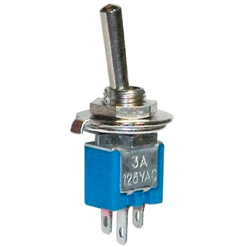 Circuit Test SPDT 3A, On-On Subminiature Toggle Switch